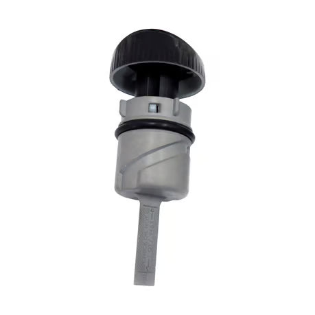 Oil tank fill plug, with dipstick. Black Item No: 572197
