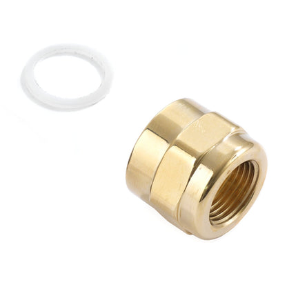 Kustom Tech poleret messingadapter M22x1