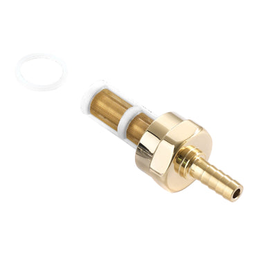 Kustom Tech poleret messingfitting M22x1 til brændstofslange