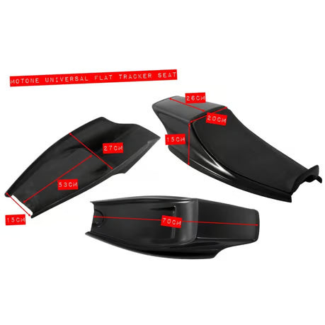 Motone, Flat Tracker seat pan 'XS650 style'' black Item No: 575412