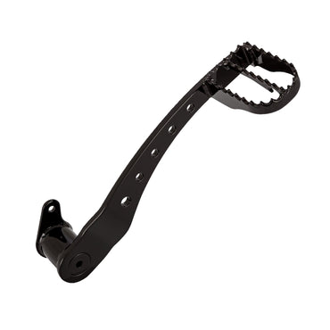 Burly motocross-inspireret bremsegreb, satin-sort