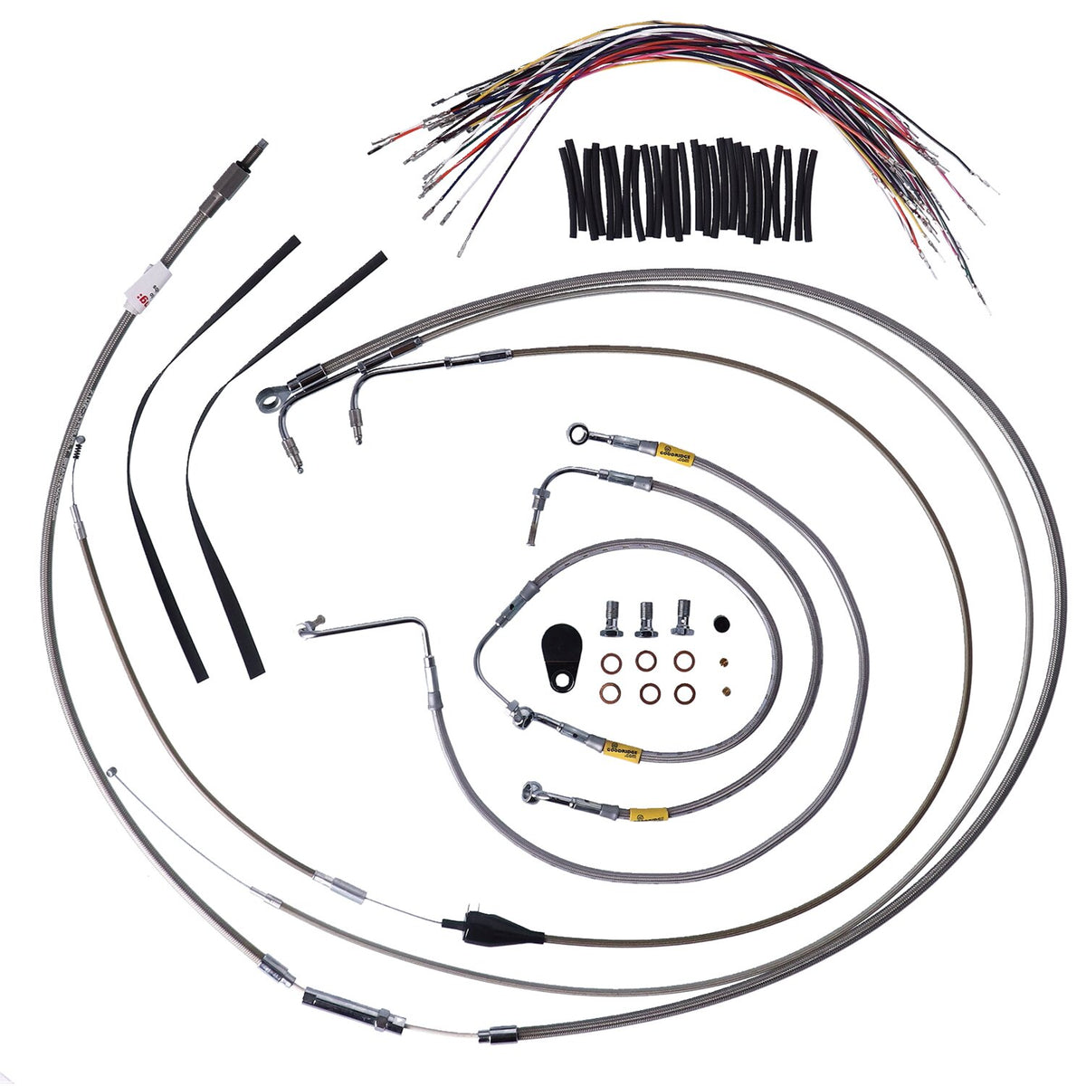 Burly Bagger kabel- og ledningssæt, 15"