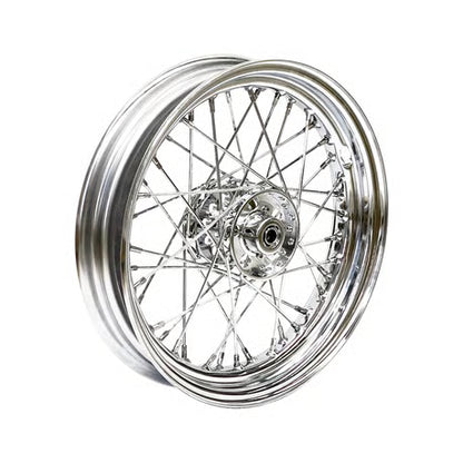 Custom 40-Egers MC Hjul til Tromlebremse (3.00 x 16, Krom)
