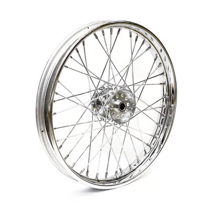 Custom 40-Egers Forhjul til Tromlebremse (2.15 x 21, Krom)