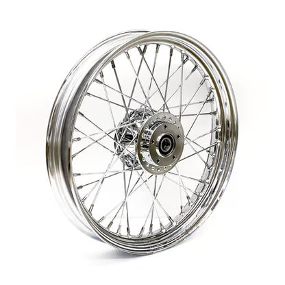 Custom 40-Egers Forhjul (2.50 x 19, Krom)