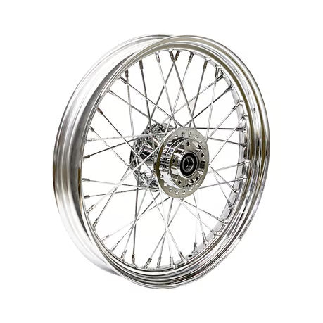 2.50 x 19 front wheel 40 spokes chrome Item No: 578512