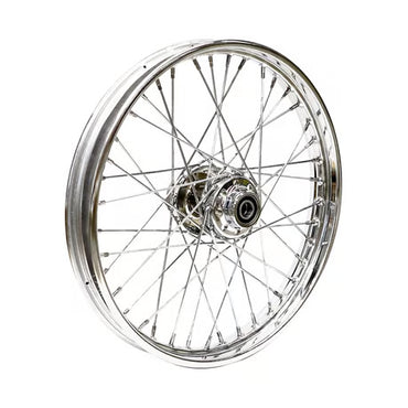 Custom 40-Egers Forhjul til ABS (2.15 x 21, Krom)