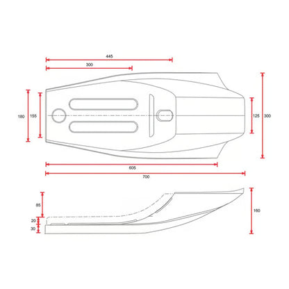 C-Racer, Flat Racer SCR14 seat. Dark brown Item No: 578614