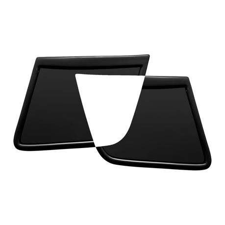 C-Racer, Vintage racing side number plates black Item No: 578704