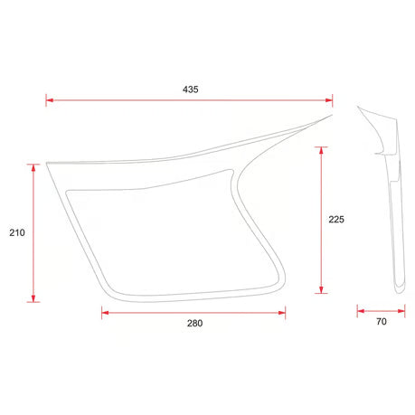 C-Racer, Vintage racing side number plates Item No: 578706
