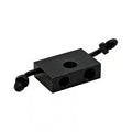 Goodridge, ABS adapter front. Black plated carbon steel Item No: 579814