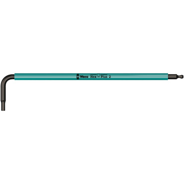 Wera 950 SPKL unbrakonøgle 2,0 mm – turkis