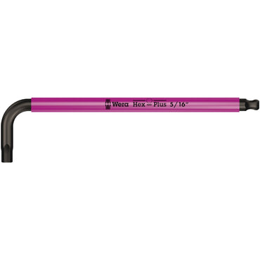 Wera L-unbrakonøgle 5/16" med pink greb
