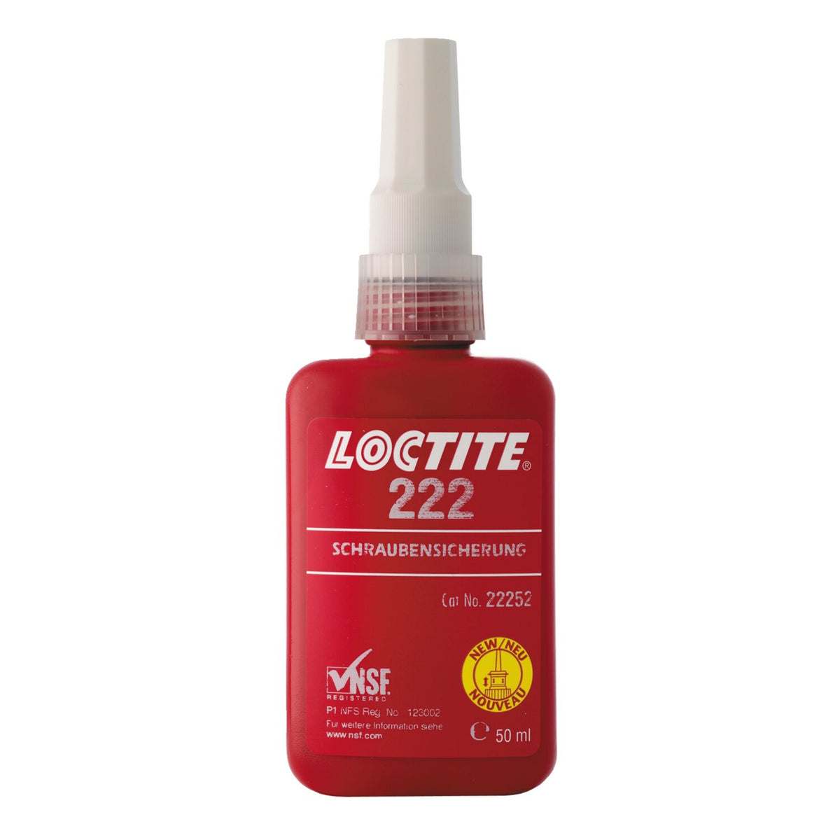 Loctite 222 lilla gevindsikring, 50 ml