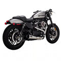 Vance & Hines, 2-1 upsweep exhaust. brushed Item No: 586145