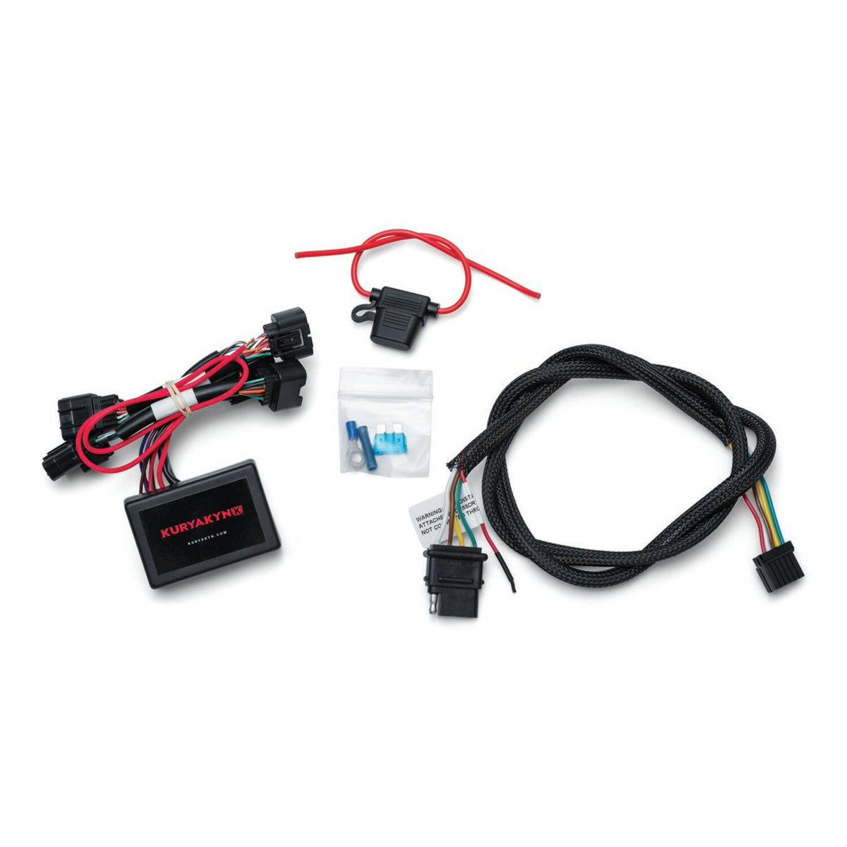Kuryakyn plug & play trailerledningsnet med relæ, 4-wire