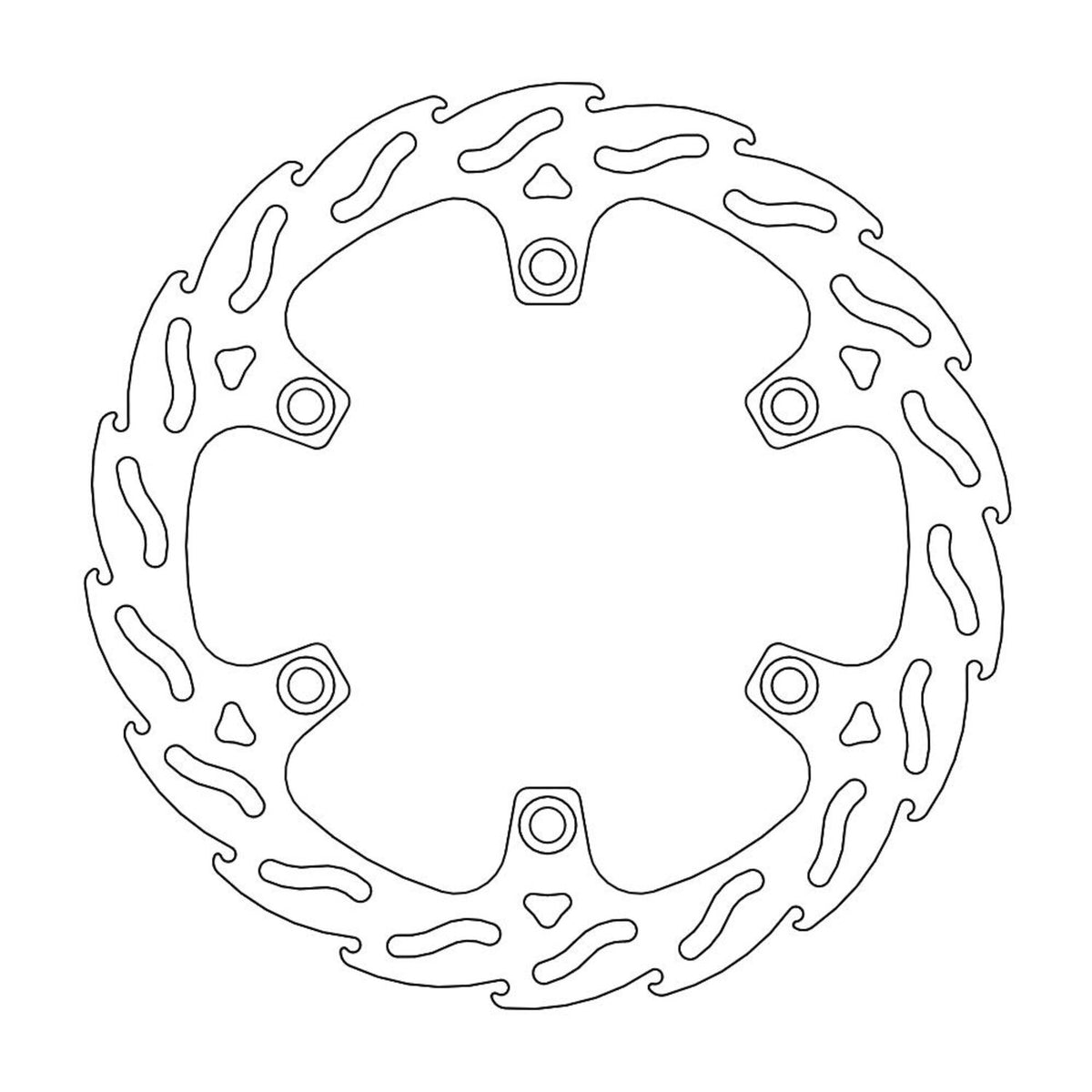 Moto-Master Flame fast bremseskive