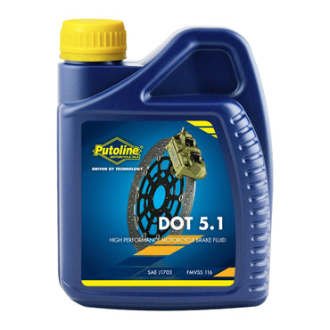 Putoline DOT 5.1 syntetisk bremsevæske – 500 ml