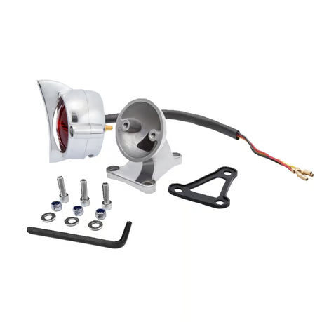 Motone, Cuda taillight & fender mount kit. Polished. ECE Item No: 591250