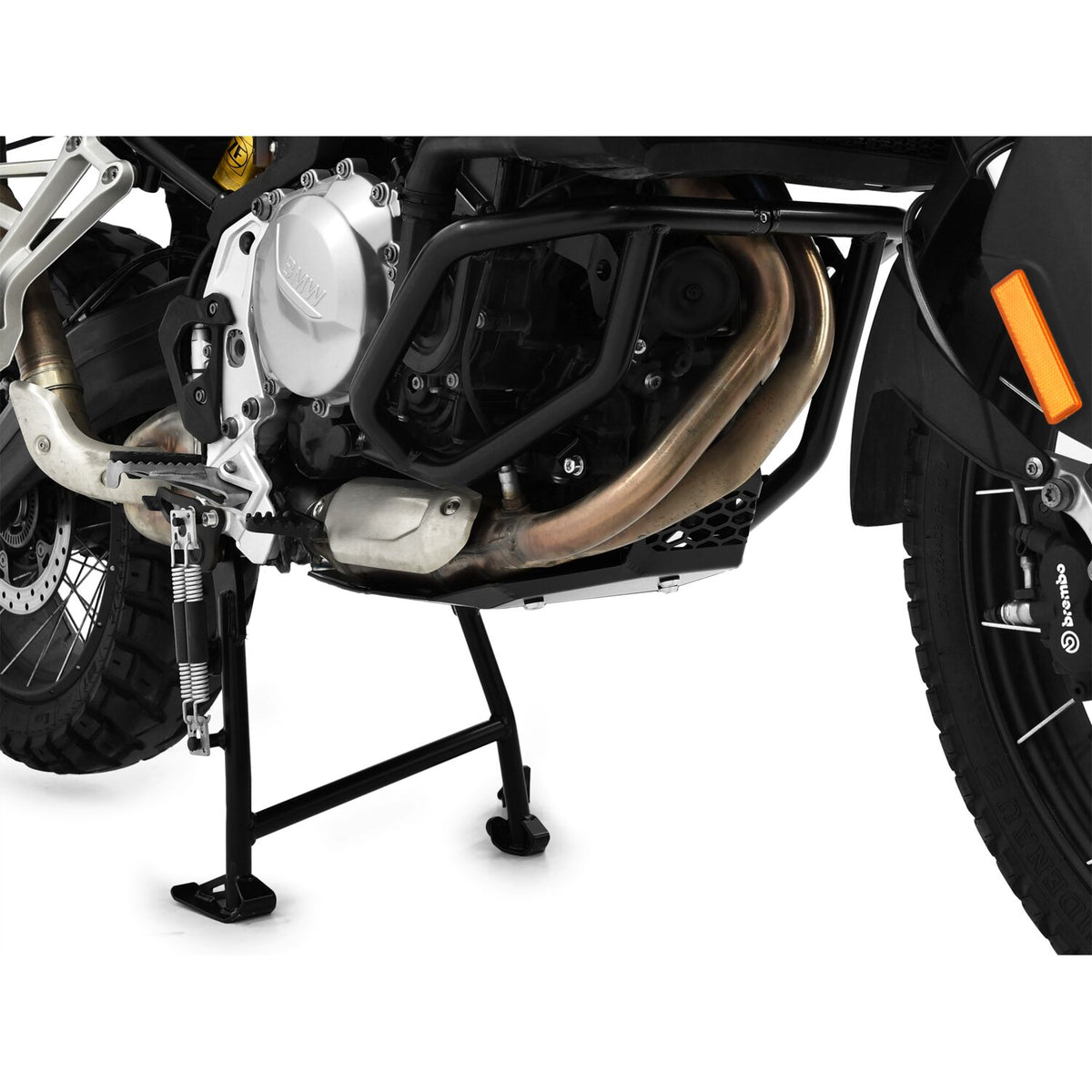 Zieger sort motorbeskytter i aluminium