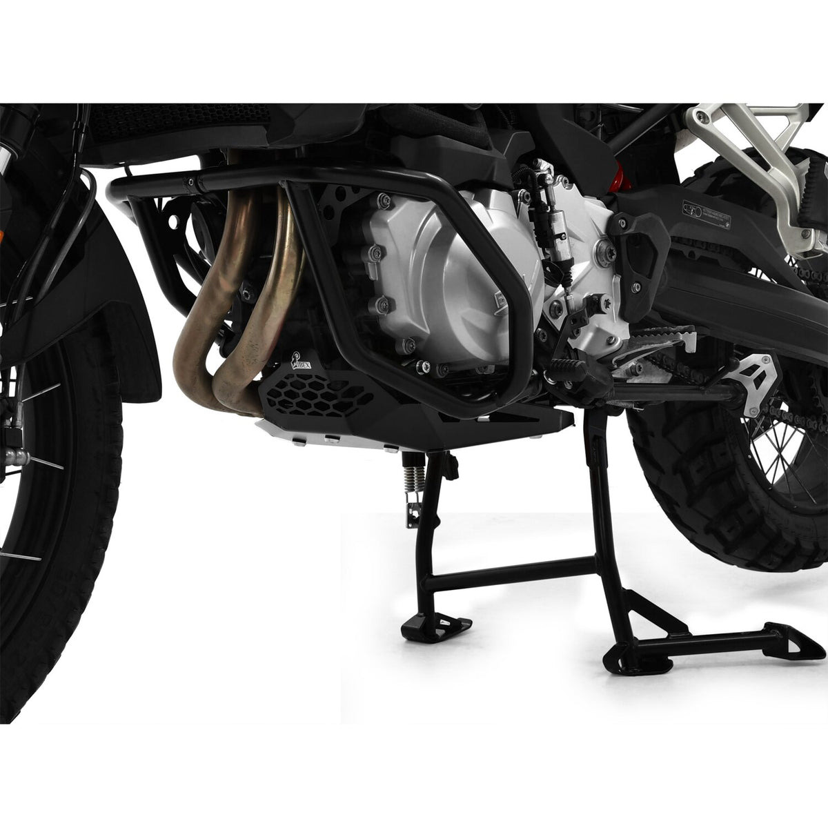 Zieger sort motorbeskytter i aluminium