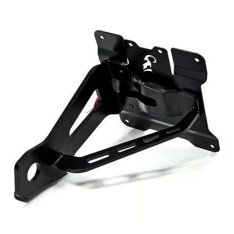 Zieger, side mount license plate bracket kit. Black Item No: 593526