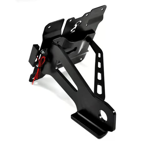 Zieger, side mount license plate bracket kit. Black Item No: 593526