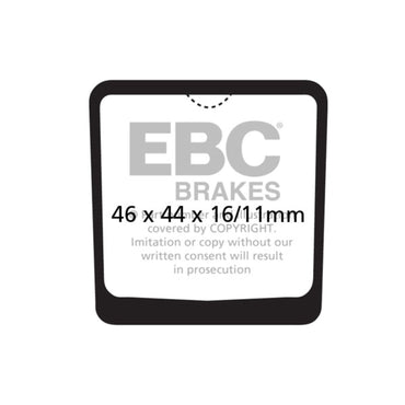 EBC organiske bremseklodser – MCS 593539
