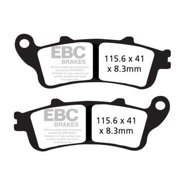 EBC V-Pads semi-sintrede bremseklodser