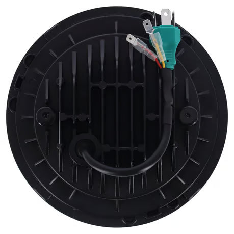 Bright, 7" LED headlamp. Black Item No: 593570