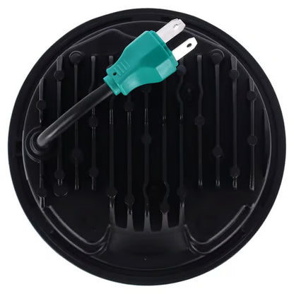 5.75" LED Forlygteindsats til MC – Rent Design Uden Halo (Sort)
