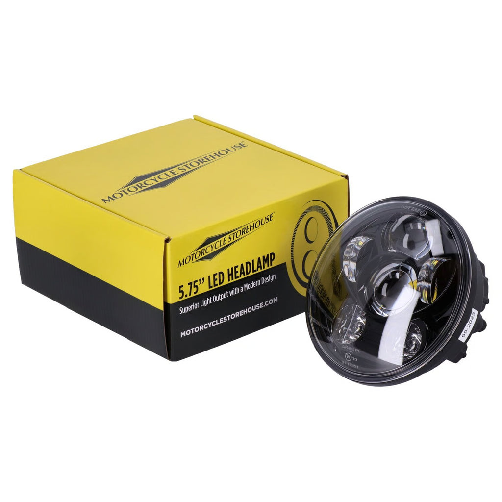 Bright, 5-3/4" LED headlamp unit. Black Item No: 593571