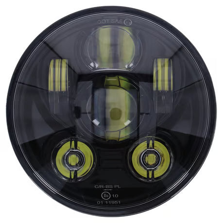 Bright, 5-3/4" LED headlamp unit. Black Item No: 593571
