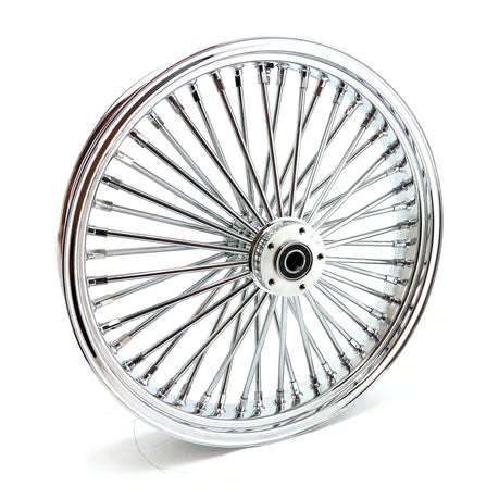 MCS radial 48 fat spoke front wheel 3.50 x 21 SF chrome Item No: 593576