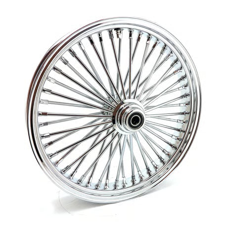 MCS radial 48 fat spoke front wheel 3.50 x 21 SF chrome Item No: 593576