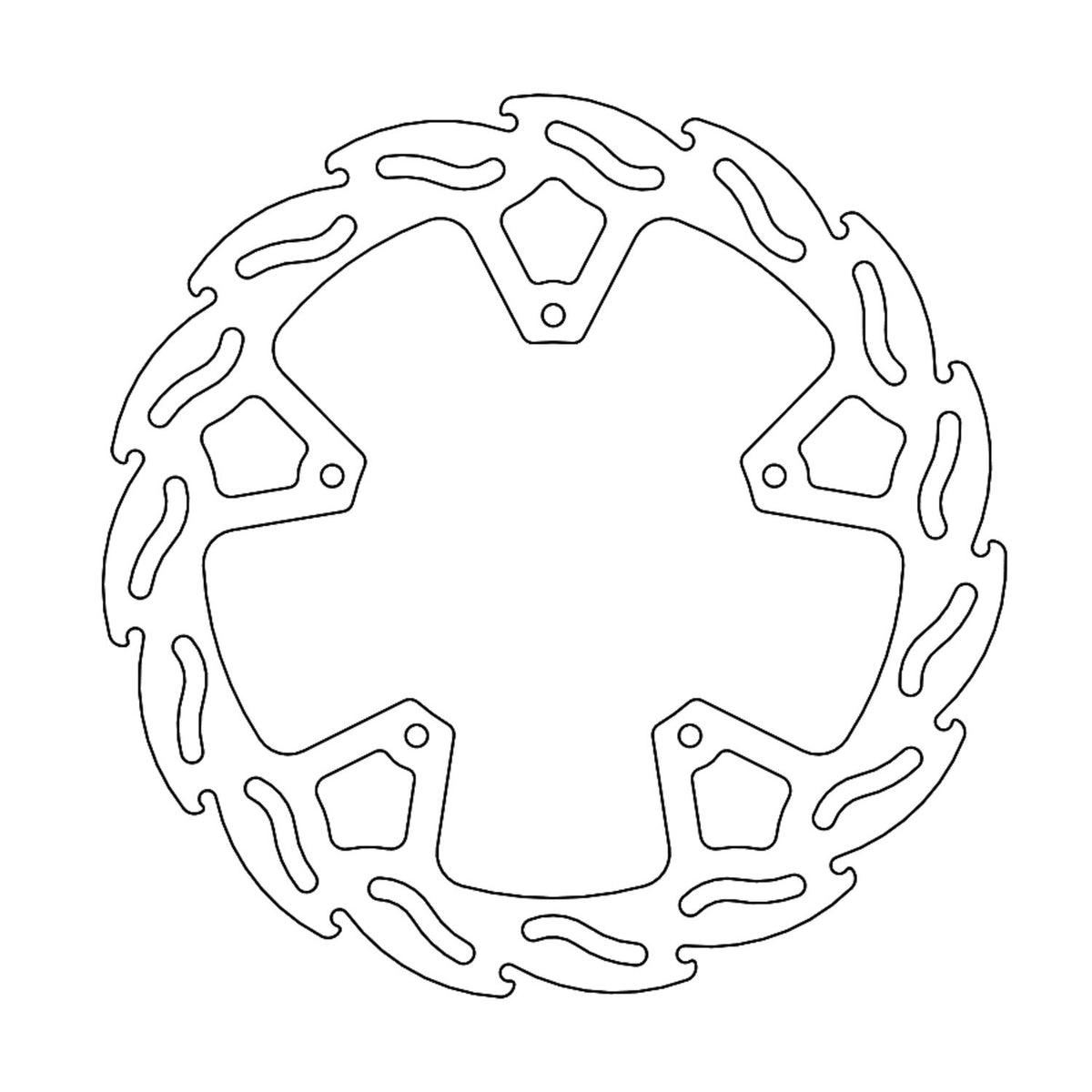 Moto-Master Flame bremseskive – MCS 593715