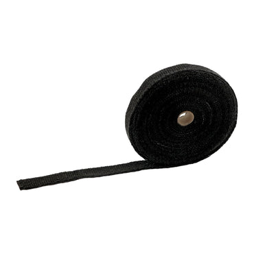 Sort udstødningsbandage i glasfiber, 1" bred