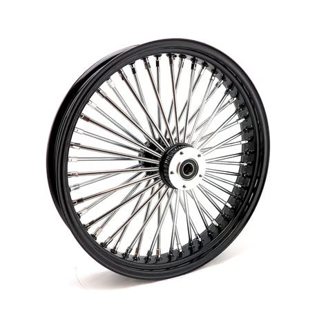 MCS radial 48 fat spoke front wheel 3.50 x 21 DF black Item No: 597916