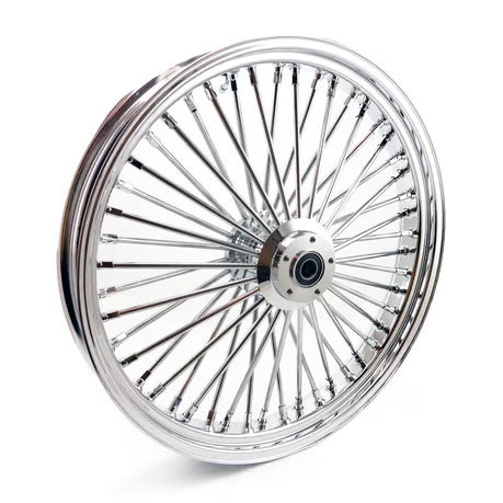 MCS radial 48 fat spoke front wheel 3.50 x 23 SF chrome Item No: 597918
