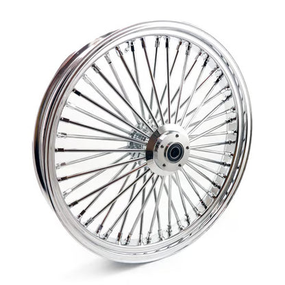 MCS Radial 48 Fat Spoke Forhjul (3.50 x 23 SF, Krom)