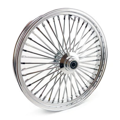 MCS Radial 48 Fat Spoke Forhjul (3.50 x 23 SF, Krom)