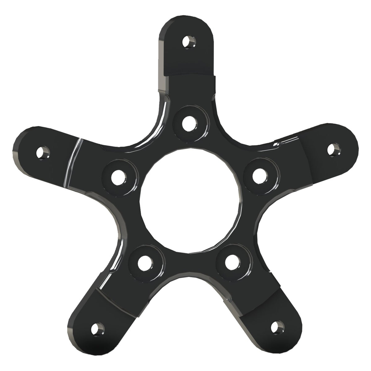 Arlen Ness adapter til touring-bremseskive, sort