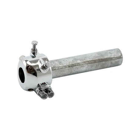 Universal metal throttle grip 7/8"/22mm handlebars, chrome Item No: 598971