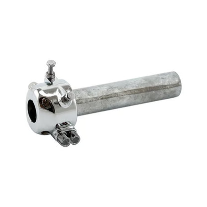 Universal Metal Gashåndtagskit – Krom (7/8" / 22 mm Styr, Dobbeltkabel)