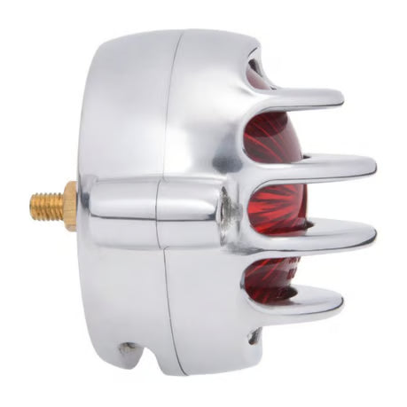 Motone, Lecter LED taillight. Polished, no bracket. ECE Item No: 599246