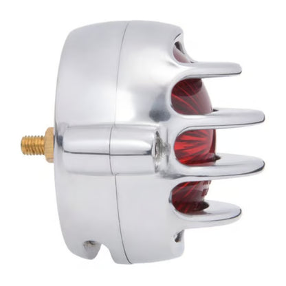 Motone Lecter LED Baglygte til MC – Poleret Formstøbt Aluminium (12V)