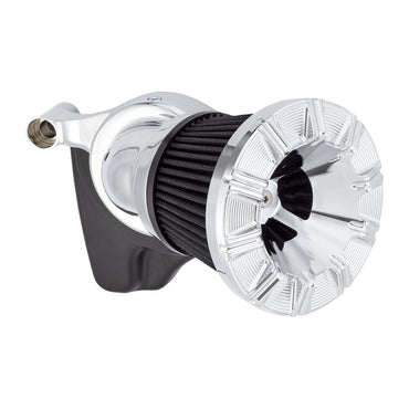 Arlen Ness 10-Gauge Velocity luftfilterdæksel, krom