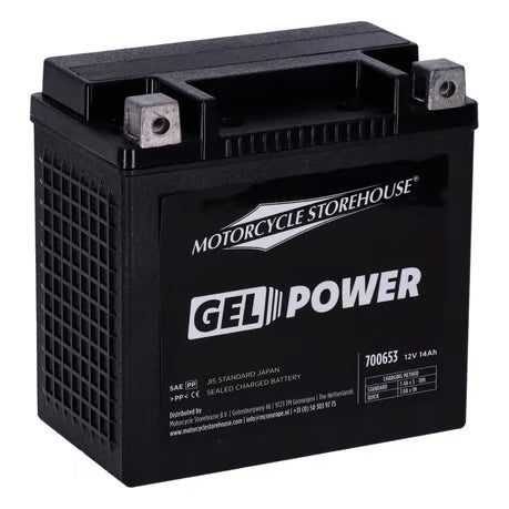 MCS, Nano Series sealed GEL battery. 12V, 14Ah, 260CCA Item No: 700653