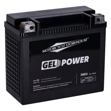 MCS, Nano Series sealed GEL battery. 12V, 20Ah, 360cca Item No: 700654