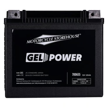 MCS Nano Series Lukket GEL Batteri – 12V 20Ah 360CCA